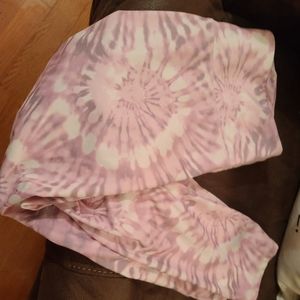 Danskins XL tye dye pink legging